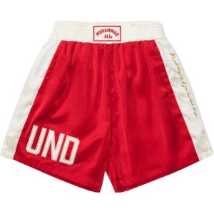 Muhammad Ali SS24 Спортивные шорты Unisex UNDEFEATED, satin красный