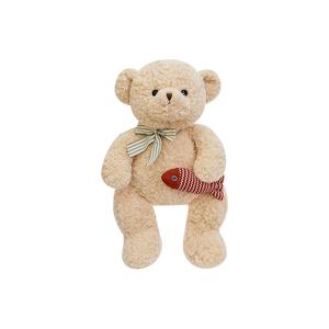 Плюшевая кукла мишка 35 см высота YIHEGE, Ecru