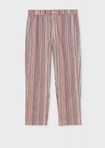 Длинные брюки "Фирменная полоска" Paul Smith, цвет Red