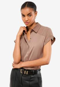 Блуза Lipsy Button-down blouse, Light Pink/Pink