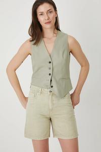 Хлопковые джинсовые шорты Medicine, зеленый