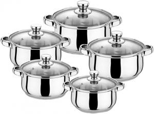 Наборы кухонной посуды Eubuy, серебряный