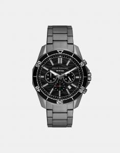 Часы Armani Exchange Chronograph из нержавеющей стали цвета оружейной стали
