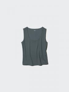 Активная футболка Ultra Stretch без рукавов Uniqlo, 08 dark grey