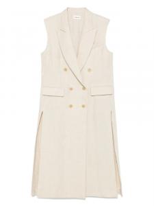 Льняное пальто P.A.R.O.S.H., нейтральный