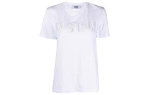 MSGM Футболка женская белая