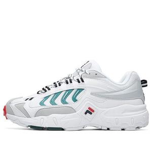 Кроссовки running shoes grey/white/green Fila, белый