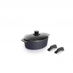 Форма для запекания Woll Made In Germany Diamond Lite со стеклянной крышкой