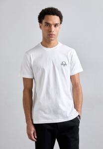 Футболка MOSCHINO LAUREL CROWN EMBLEM, Multi White/White