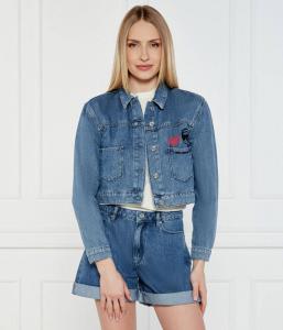 Икона джинсовой куртки — дуэт Regular fit Karl Lagerfeld, синий