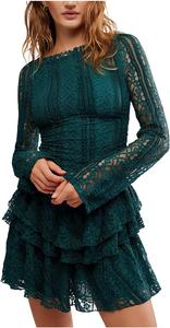 Женская мини-кофта Tabby Lace Free People, Seamoss