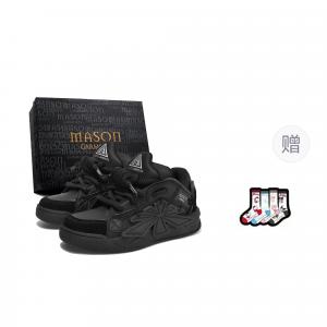 Masongarments Звёздные светящиеся скейтерские кроссовки Unisex Obsidian Black, цвет Obsidian Black