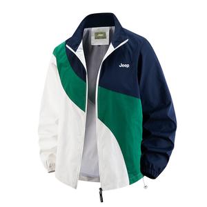 Куртка Unisex Stand Collar Moderate Others Jeep, темно-синий