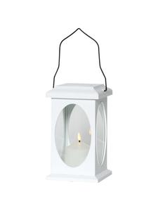 STAR Trading Уличный светодиодный фонарь «Пламя», на батарейках и с таймером, с петлей для подвешивания, белый