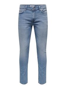 Джинсы ONLY Slim Fit Basic Hose Stoned Washed Denim Pants ONSLOOM, светло синий