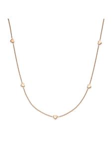 s.Oliver Колье «Маленькие сердечки» из розового золота