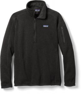 Флисовый пуловер Better Sweater с молнией в четверть — женский Patagonia, черный