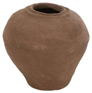 Декоративная ваза J-LINE Brownies, 44x44x44 см, коричневый
