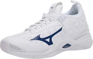 Женские волейбольные кроссовки Mizuno Wave Momentum 3, белый/синий