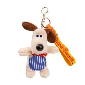 Симпатичный рюкзак Creative Pug с плюшевым брелоком куклой плюшевый кулон 15см/20см высота Happy Fish, Apron Style, 15Cm