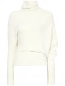 Свитер Fuzzy Boucle асимметричного кроя Proenza Schouler, белый