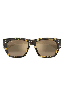 Солнцезащитные очки Aloha Lane в оправе черепаховой расцветки Maui Jim, черный