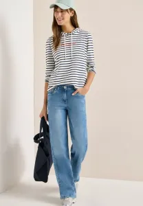 Gestreiftes худи с длинными рукавами Cecil, Blau