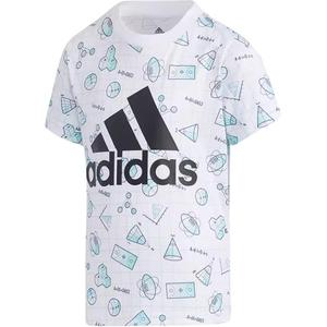 Футболка школьная Adidas, белая