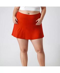 Короткая юбка для плавания больших размеров Calypsa, мультиколор