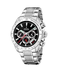 F20668/4 Timeless Хронограф Мужские часы из серебряной стали Festina, серебро