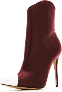 Женские комфортные лоферы XYD из замши с массивным средним низким каблуком, круглым носком, без застежки, для вечеринок и повседневной носки, Wine Red Crimson