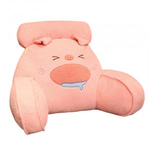 Cartoon Snacking Animal Lumbar Support Long Sitting Waist Protector Pillow Doll Products Fox fairy