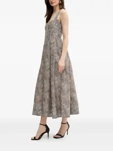 Платье миди Lilah с леопардовым принтом Bardot, нейтральный