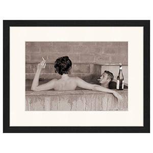 Картина Any Image Chilling in Big Sur, 43x33x2,5 см, черный