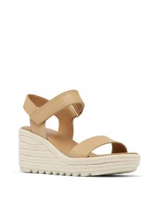 Босоножки на танкетке Cameron Sorel, бежевый