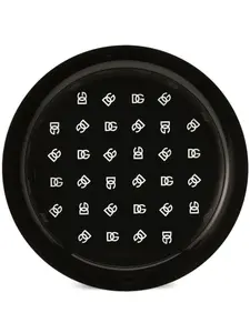 Металлический поднос (42 см) Dolce & Gabbana, черный