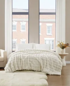 Пузырьковое одеяло для кровати Brooklyn Loom, слоновая кость