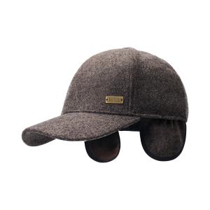 Бейсболка из овечьей шерсти для мужчин ELLE, mocha
