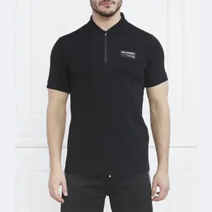Рубашка поло стандартного кроя Karl Lagerfeld, черный