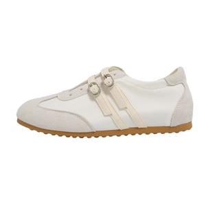 Низкие повседневные кроссовки для женщин EGCHI, бежевый