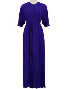 Шелковое платье миди Zeus+Dione, синий