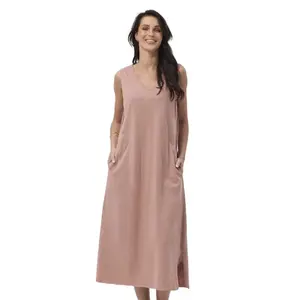 Платье Redgreen Dezi sleeveless long, розовый