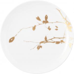 Тарелка для хлеба Liberty - Golden Rose Hip 17,5 см Seltmann Weiden, белый/золотистый