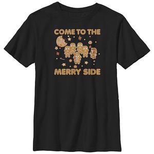 Футболка с принтом Boys husky come to the merry side Star Wars