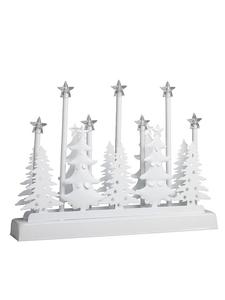 Hollybell Декоративный светодиодный светильник белого цвета - (Ш)32 x (В)23 x (Г)5,5 см