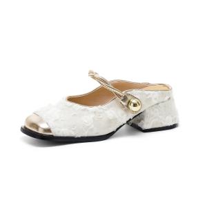 Hotwind Женские тапочки с закрытым носком устойчивые к запаху абрикос, цвет Apricot