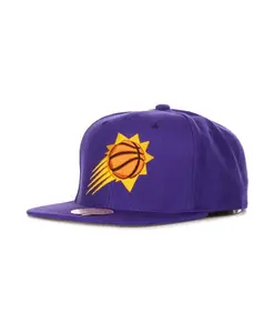 Бейсболка Phoenix Suns с плоским козырьком и регулируемой застежкой Mitchell & Ness, фиолетовый