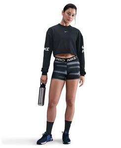 Женские шорты со средней посадкой Nike, Black/White/Rose Gold