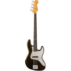 Бас-гитара Fender American Ultra II Jazz Electric, гриф из эбенового дерева - Texas Tea