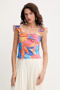 Хлопковая майка Morgan, оранжевый